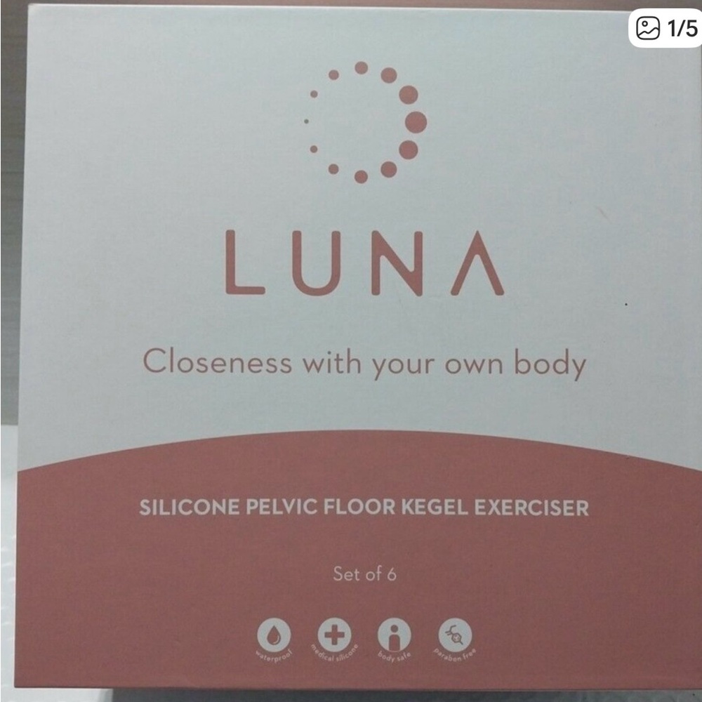 Silicone Dilators for Pelvic Floor Strengthening - 6 Different Sizes - Pelvic